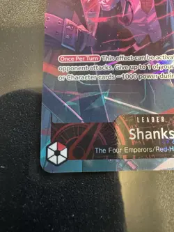 Shanks (English Version 2nd Anniversary Set OP09-001 One Piece Promotion Card LP - Image 3