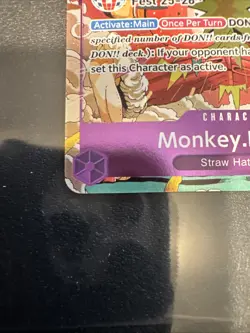 Monkey.D.Luffy (BANDAI Card Games Fest 25-26) OP07-073 One Piece Promotion Cards - Image 3