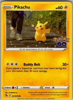 Pikachu - (Cosmos Holo) Promo Miscellaneous Cards & Products 027/078 NM - Image 1