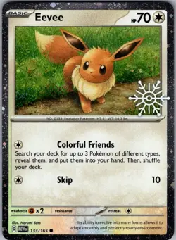Eevee (Holiday Calendar) Common Miscellaneous Cards & Products 133/165 NM - Image 1