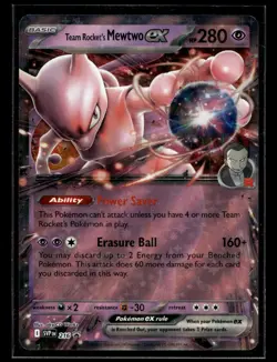 Team Rocket's Mewtwo ex Promo SV: Scarlet & Violet Promo Cards 216 NM - Image 1