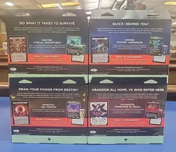 Magic The Gathering Duskmourn House of Horror Commander Set of 4 Decks - Image 2