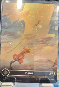 Plains 0367 ~ **Galaxy Foil** Card Mint MTG Edge of Eternities - Image 1