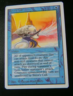 SIREN'S CALL : UNLIMITED : MTG : 1993 : NEAR MINT : SEE PHOTO'S - Image 1