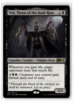 Vito, Thorn of the Dusk Rose 127 Core Set 2021 NM - Image 1