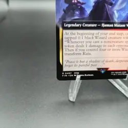 Kuja, Genome Sorcerer Extended Art (Non-Foil) - MTG Final Fantasy - NM - Image 5