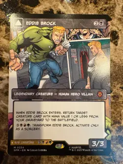 EDDIE BROCK/VENOM, LETHAL PROTECTOR Magic MTG Marvel's Spider-Man - Image 1