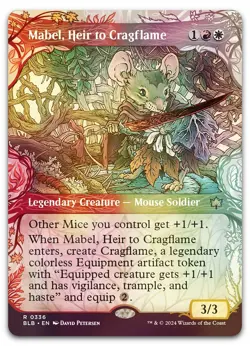 Mabel, Heir to Cragflame (Showcase) #336 (Foil) (NM) Bloomburrow BLB Magic MTG - Image 1