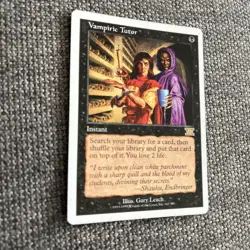 MTG Vampiric Tutor 6th Sixth Edition LP - Image 2