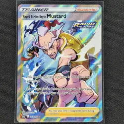 Mustard - 162/163 - Full Art - Battle Styles - Pokemon Card - VLP - Image 1