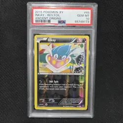 2015 Pokemon: INKAY 45/98 - [Reverse Holo] [Ancient Origins] Gem Mint PSA 10 💎 - Image 1