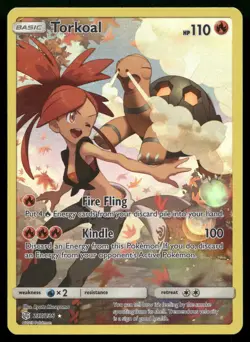 Torkoal 237/236 Cosmic Eclipse CEC Secret Rare Pokemon LP - Image 1