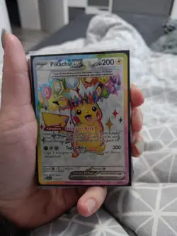 Pokemon Pikachu ex SSP 219/191 Sturmische Funken Deutsch - Image 1