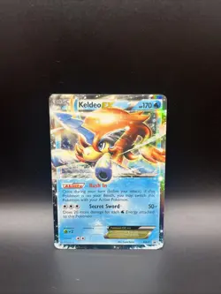 Pokemon TCG Keldeo EX Bw61 Black & White Holo LP - Image 1