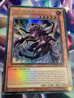 Yu-Gi-Oh! TCG Merciless Scorpion of Serket MZTM-EN002 Ultra Rare NM/M - Image 2