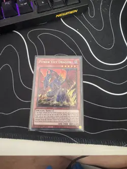 Yugioh Power Vice Dragon BLZD-EN002 Secret Rare 1st Edition NM - Image 1