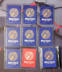 One Piece OP15 Genuine Japenese LOT of 7 Rare Foil, 1 Leader card and bulk - Image 5
