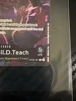 Marshall.D.Teach (English Version 2nd Anniversary Set) OP09-081 One Piece... - Image 2