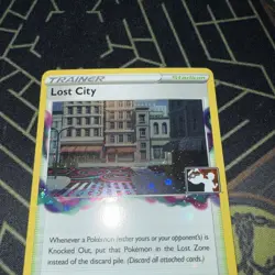 Pokemon Lost City 161/196 Prize Pack Series Cards Holo Pack Fresh - NM - Image 2