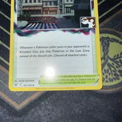 Pokemon Lost City 161/196 Prize Pack Series Cards Holo Pack Fresh - NM - Image 3