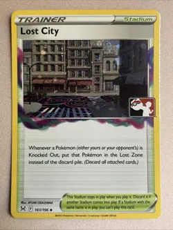 Pokemon Card - Lost City - Cosmos HOLO Promo (161/196) Prize Pack Series 3 NM - Image 1