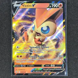 Victini V - 025/202 - Ultra Rare - Sword & Shield - Pokemon Card - VLP - Image 1