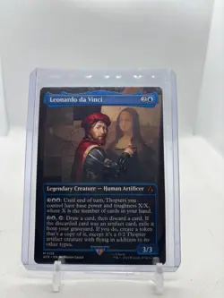 Magic The Gathering Leonardo da Vinci (Borderless) -Foil MTG - Image 1