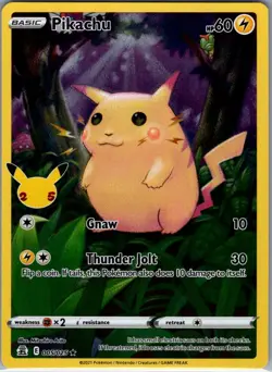 Pikachu 005/025 Celebrations - Pokemon Card - NM - Image 1