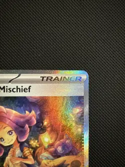 Pokemon TCG Acerola's Mischief Trainer Supporter Card Mega Evolutions SIR - Image 4