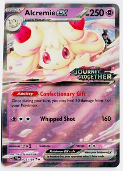 Alcremie ex (Journey Together Stamped) Double Rare Miscellaneous Cards & Product - Image 1