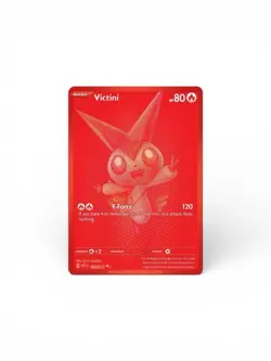 Victini 172/086 Red Card Pokemon White Flare Chase Pack! - Image 1
