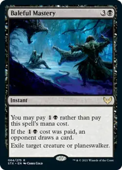 mtg magic baleful mastery ENGLISH FRENCH maitrise sinistre strixhaven 2 availabl - Image 1