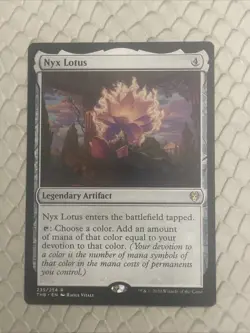 Nyx Lotus Theros Beyond Death MTG NM mono fuel, high risk/reward devotion - Image 1