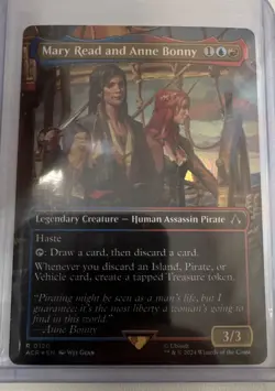 Mary Read and Anne Bonny (Borderless) Universes Beyond: Assassin's Creed Foil - Image 1