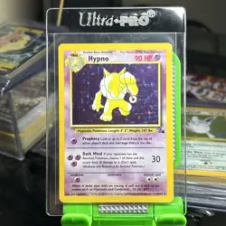 Hypno 8/62 Holo Fossil Set Pokemon Card NM/LP - Image 1