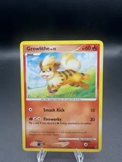 Growlithe 108/147 Regular Common Supreme Victors Pokemon Card 2009 LP - Image 1
