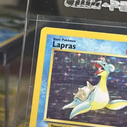 Pokemon TCG Lapras Fossil Holo Unlimited Rare Card 10/62 LP Condition - Image 3