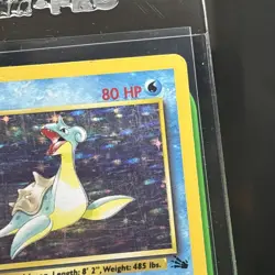 Pokemon TCG Lapras Fossil Holo Unlimited Rare Card 10/62 LP Condition - Image 4