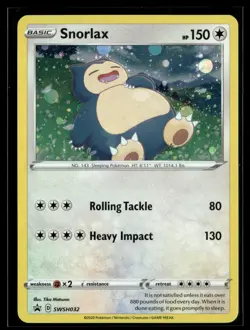 Snorlax SWSH032 SWSH Black Star Promo Pokemon - Image 1