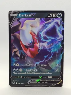 Darkrai V 098/189 Sword & Shield Astral Radiance Pokemon TCG NM - Image 1