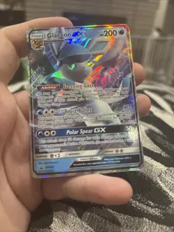 2018 Pokemon Sun & Moon Black Star Promo SM147 Glaceon GX M/NM - Image 1
