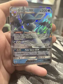 2018 Pokemon Sun & Moon Black Star Promo SM147 Glaceon GX M/NM - Image 2