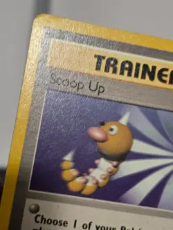 Pokemon TCG - Scoop Up 78/102 Moderately Played Rare Base Set Unlimited - Image 2