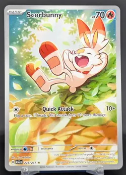 Pokemon Scorbunny #225/217 English Ascended Heroes Illustration Rare - Image 1