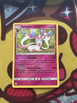 Pokemon Sylveon 155/236 - SM Cosmic Eclipse - Reverse Holo - Excellent - Image 1