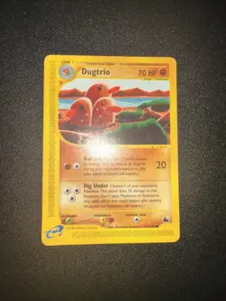 Pokemon TCG Dugtrio 52/144 Skyridge Common HP - Image 1