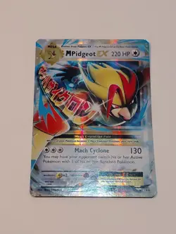 M Pidgeot EX 65/108 Holo Rare EX Evolutions Pokemon Near Mint - Image 1