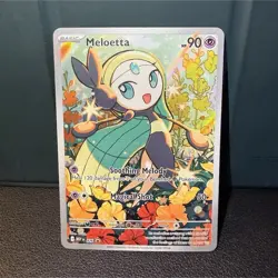 Pokemon Meloetta 026 Me: Mega Evolution Promo Illustration Rare Holo 90 HP - Image 1
