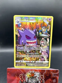 Pokemon Gengar 120 HP Ultra Rare Full Art Holo Swsh11 Lost Origin TG06/TG30 2022 - Image 2