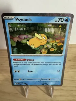 Pokemon TCG Psyduck Holo Promo Me: Mega Evolution Basic 70 HP 007 Jiro - Image 1